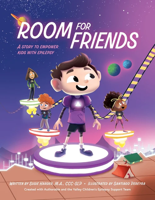 Cover of Room for Friends, a story to empower kids with epilepsy.